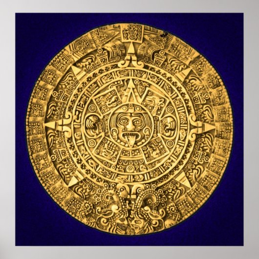 Poster calendrier maya (Devant)