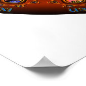 Poster Calendrier Maya Tzolkin (Coin)