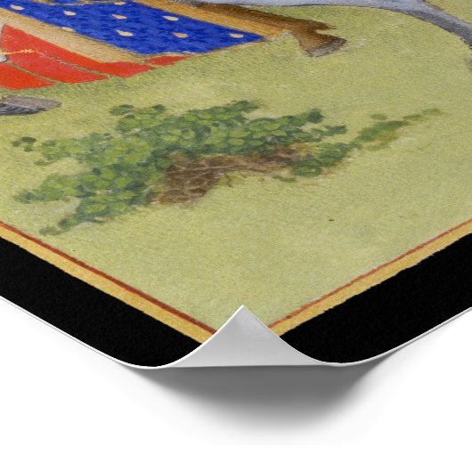 Poster Calendrier médiéval Mai Taurus & Gemini (Coin)