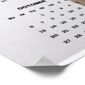 Poster Calendrier Mural 2024 Labrador Retriever au Chocol (Coin)