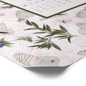 Poster Calendrier mural 2026 Papillons Chardon (Coin)
