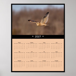 Poster Calendrier Mural 2027 de la Hulotte à Oreilles Cou
