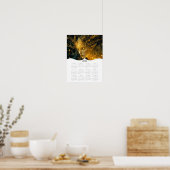 Poster Calendrier mural annuel complet Elf 2026 (Cuisine)