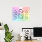 Poster Calendrier mural Shimmer 2022 par Janz Print (Bureau à domicile)