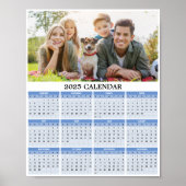 Poster Calendrier personnalisé 2025 (Devant)