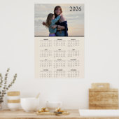 Poster Calendrier personnalisé 2026 (Cuisine)