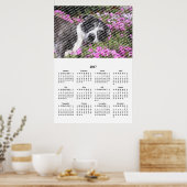 Poster Calendrier personnalisé annuel de la photo de fami (Cuisine)