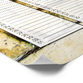 Poster Calendrier personnalisé de jours spéciaux de plant (Coin)