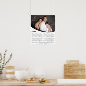 Poster Calendrier personnalisé photo DIY 2018 (Cuisine)