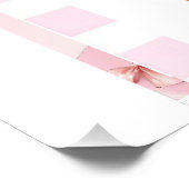 Poster Calendrier Petit Fille Rose 2026 (Coin)
