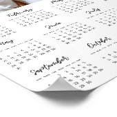 Poster calendrier photo de famille 2025 (Coin)
