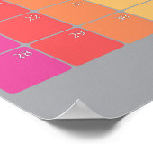 Poster Calendrier planificateur de mai 2023 avec jours co (Coin)