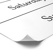 Poster calendrier planificateur décembre 2020 avec numéro (Coin)