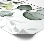 Poster Calendrier pour deviner la date prévue Eucalyptus  (Coin)