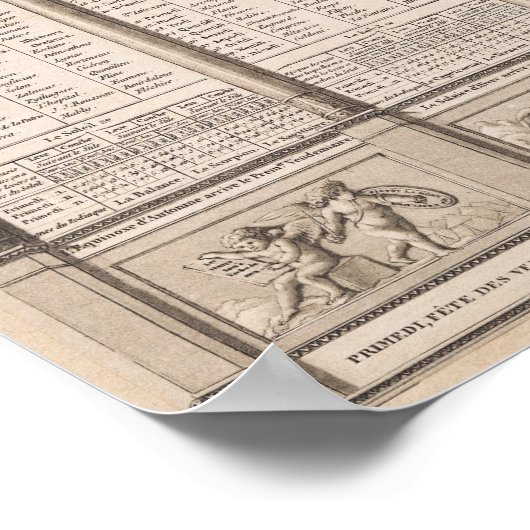 Poster Calendrier républicain, 1794 (Coin)