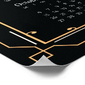 Poster Calendrier Rétro 2025 (Coin)