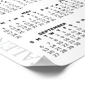 Poster Calendrier Sagarmatha 2026, Randonnée sur l'Everes (Coin)