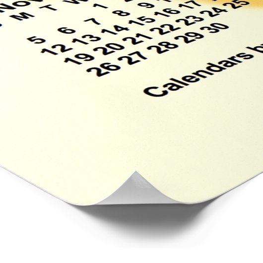 Poster Calendrier scolaire 2023-2024 des jours ensoleillé (Coin)