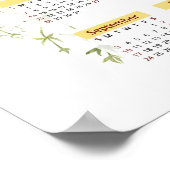 Poster Calendrier Tournesols, Calendrier 2023, Annuel (Coin)