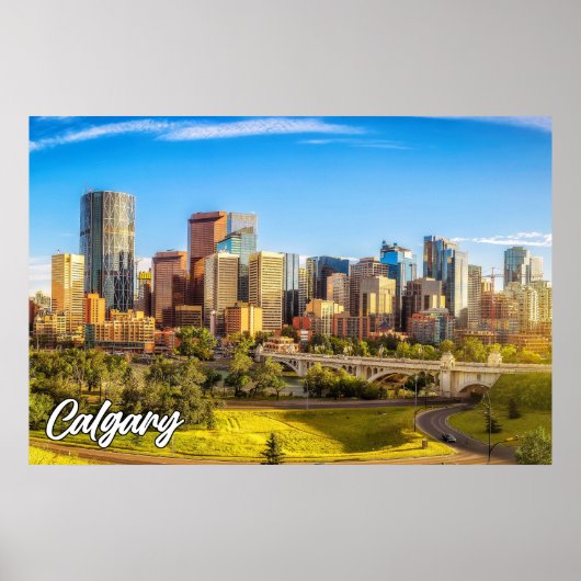 Poster Calgary, Alberta, Canada (Devant)