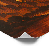 Poster Calgary Canada Vintage voyage CItyscape (Coin)