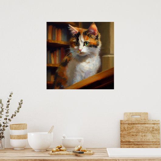 Poster Calico Cat (Cuisine)