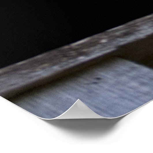 Poster Calico Cat au balcon (Coin)