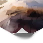 Poster Calico Cat et Papillons dans le jardin de printemp (Coin)