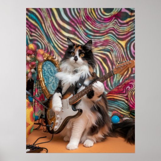 Poster Calico Cat Rocker (Devant)