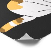 Poster Calico Essential, Portrait Calico, Cute Calico Cat (Coin)