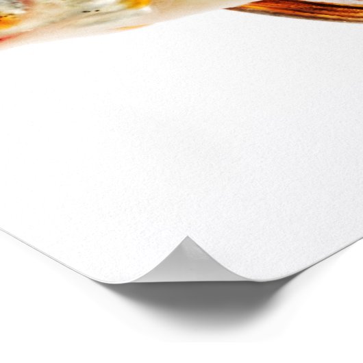 Poster Calico Fantail Comet poisson rouge (Coin)