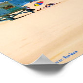 Poster California Beach Peint (Coin)