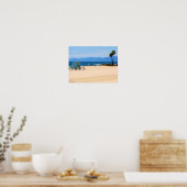 Poster California Beach Peint (Cuisine)