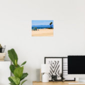 Poster California Beach Peint (Bureau à domicile)