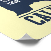 Poster California Bear Golden State (Coin)