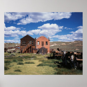 Poster California, Bodie State Historic Park, An old