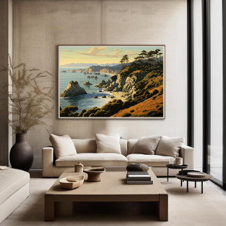 Poster California Central Coast