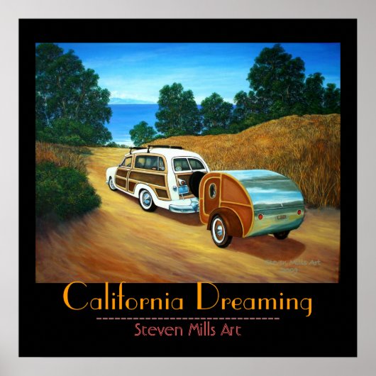 Poster California Dreaming (Devant)