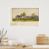 Poster California Farm, Près De Stockton (Cuisine)