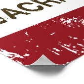 Poster california flag sacramento distressed (Coin)