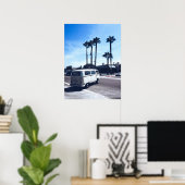 Poster California Hippie Van (Bureau à domicile)