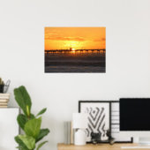 Poster California Pair au coucher du soleil (Bureau à domicile)