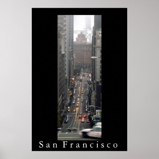Poster California Street, San Francisco (Devant)