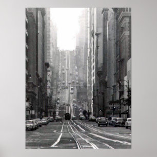 Poster California Street, San Francisco, vers 1964