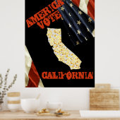 POSTER CALIFORNIE (Cuisine)