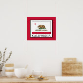 Poster Californie (Cuisine)