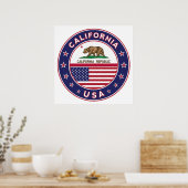 Poster Californie (Cuisine)