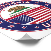 Poster Californie (Coin)