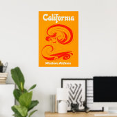 POSTER CALIFORNIE (Bureau à domicile)