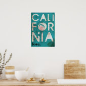 Poster Californie (Cuisine)
